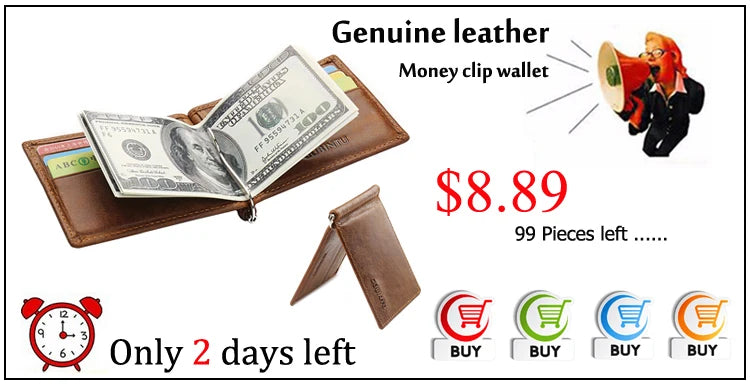 RFID Blocking Mini Men's Genuine Leather Wallet Slim Business Credit Card Holder Man Anti Theft Ultra Thin Purse For Male
