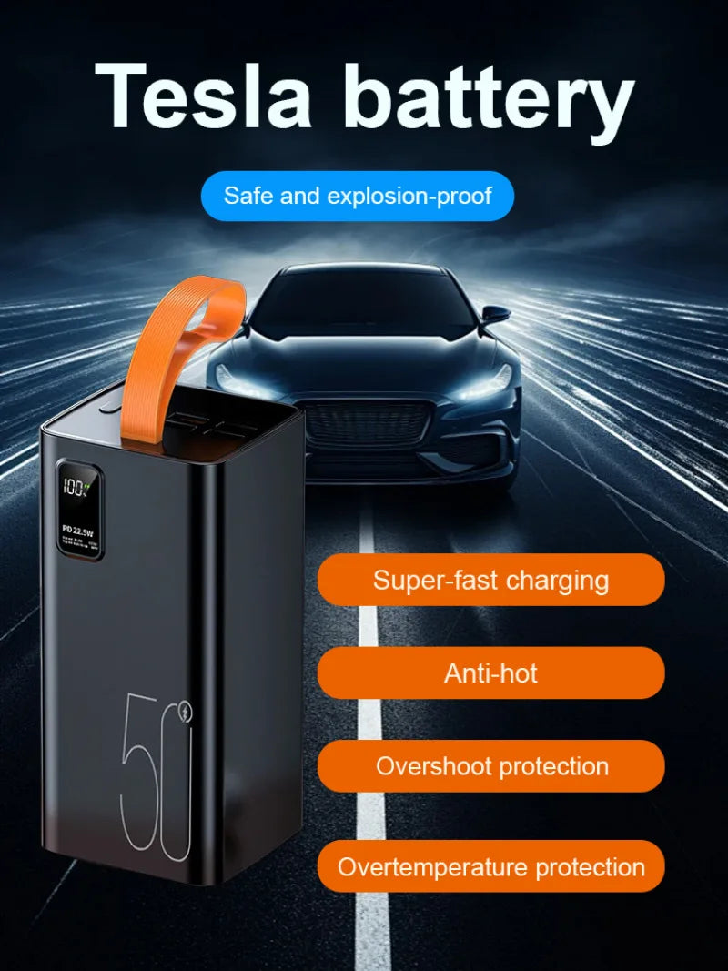 Fast charging power supply equipment rechargeable battery Portable digital MultiOutput MultiInput fast charging Large capacity