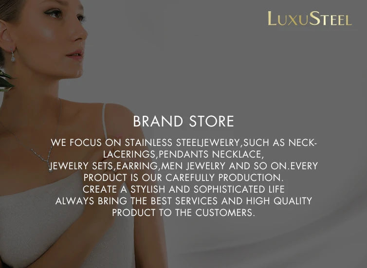 LUXUSTEEL Irregular Vitality Earrings Butterfly Women Stud Earrings Round Stainless Steel Female Ear ring Elegant Jewelry Gift