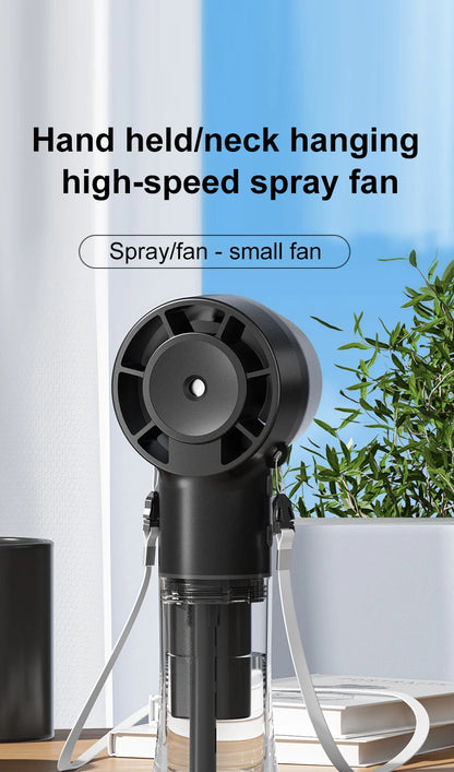 Mini Handheld Fan Portable Misting Fans Adjustable Handheld Fan for Commuters Water Humidifier Cooling Gadget