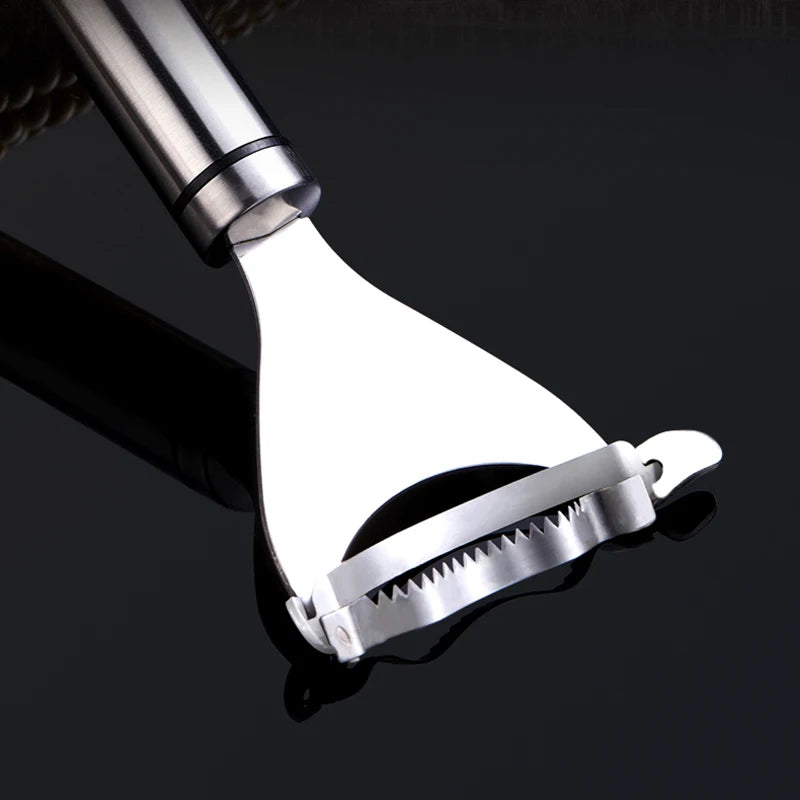 Stainless Steel Corn Peeler Stainless Steel Corn Stripper Corn Thresher Serrated Corn Cutter Kitchen Gadget Tool Fruit Vegetable