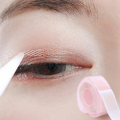 360Pcs Natural Eyelid Tape Sticker Invisible Double Fold Eyelid Lace Paste Clear Beige Stripe Self-adhesive Eye Tape Makeup Tool