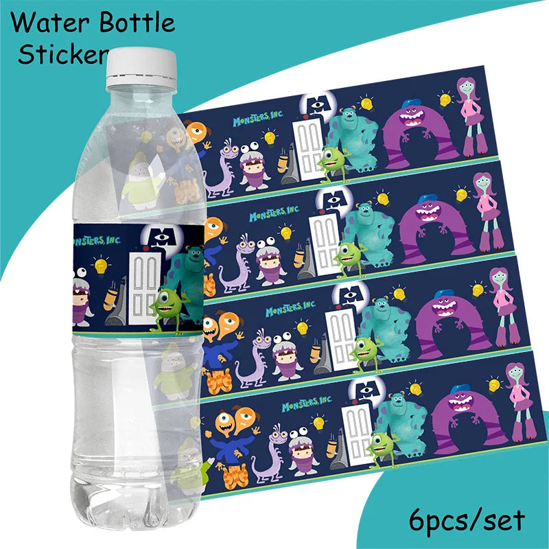 MINISO Monsters University Theme Birthday Party Decoration Party Supplies Hot Videos Scene Decoration Balloon Party Supplies