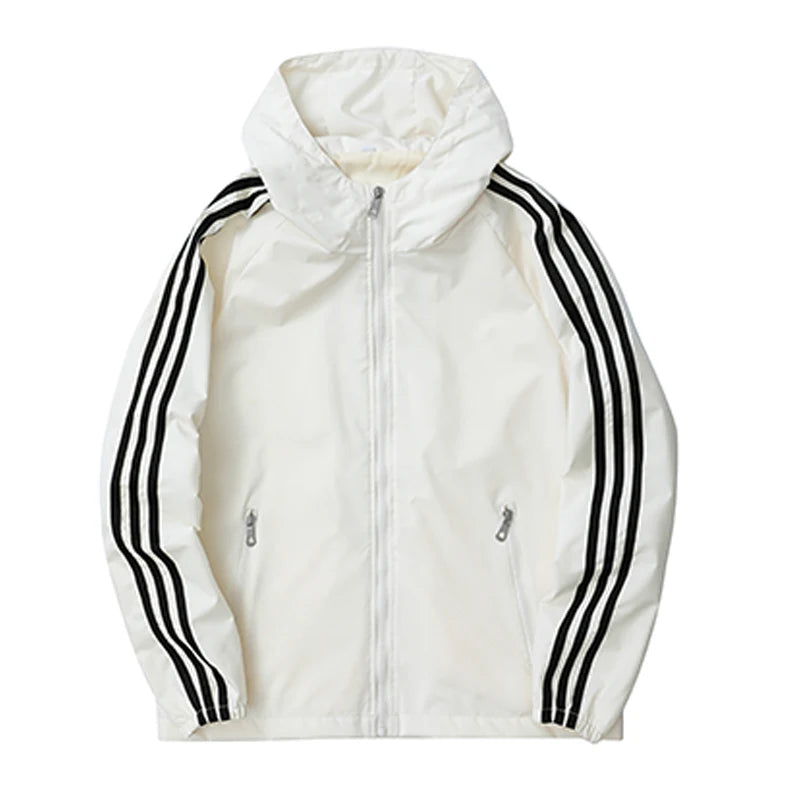 Women Travel Jacket Casual Wears Hooded Coat Outdoor Hiking Couple Wind-Proof Clothing Spring Autumn Fashion Unisex Outerwear