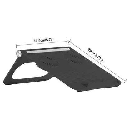 Laptop Cooler Silent Computer Cooling Fans Slim Portable Laptop Cooler Mute Base Game Laptop Stable Stand Laptop Air Cooling