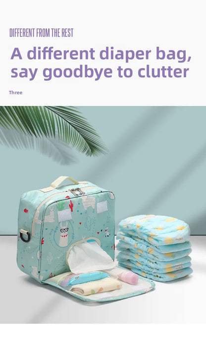 Diaper Bag New Baby Diapers Storage Bag Portable Diaper Bag Large Diaper Bag One-shoulder Mommy Bag