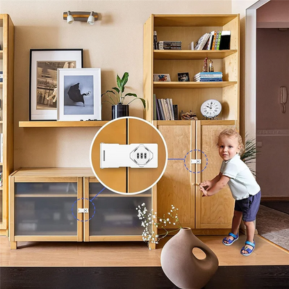 Daily Sale Keyless Cabinet Combination Latch,Cabinet Password Locks For Cabinet,Mailbox,Office File Cabinet Lock Silver Easy To