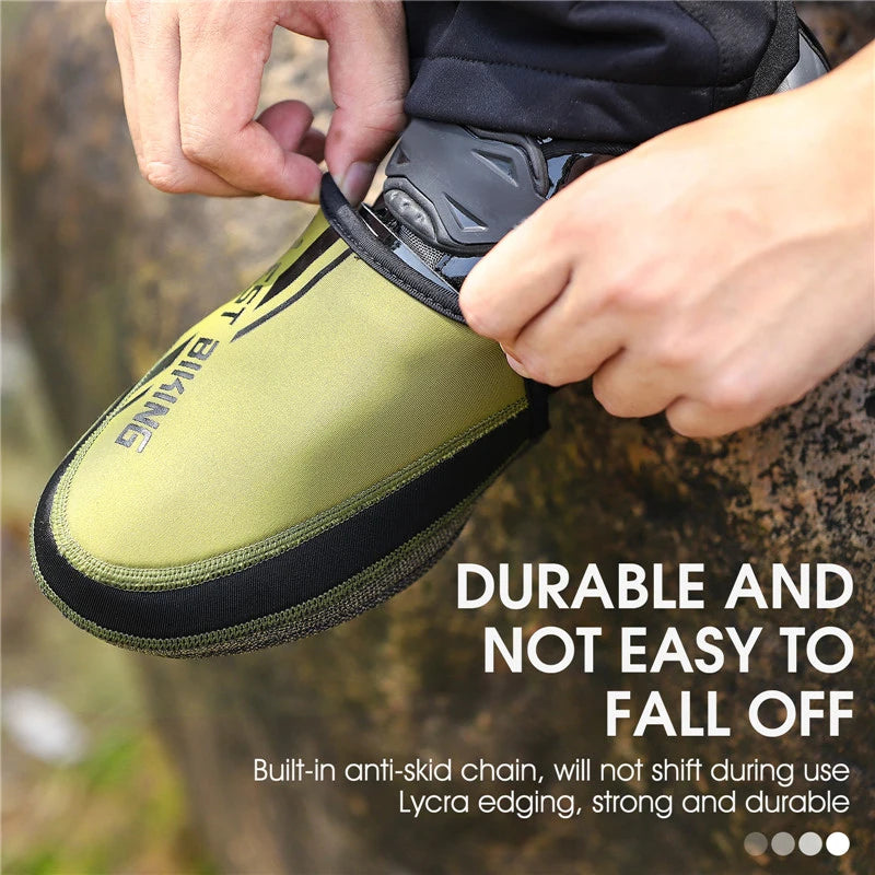 WEST BIKING Bicycle Half Shoe Cover Windproof Non-slip Cycling Boot Cover MTB Road Bike Waterproof Overshoes Bicycle Equipment
