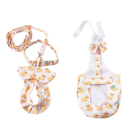 Cute Pet Duck Diaper Reusable Adjustable Goose Breast Strap Wearable Reduce Odor Chicken Diapers Poultry Supplies
