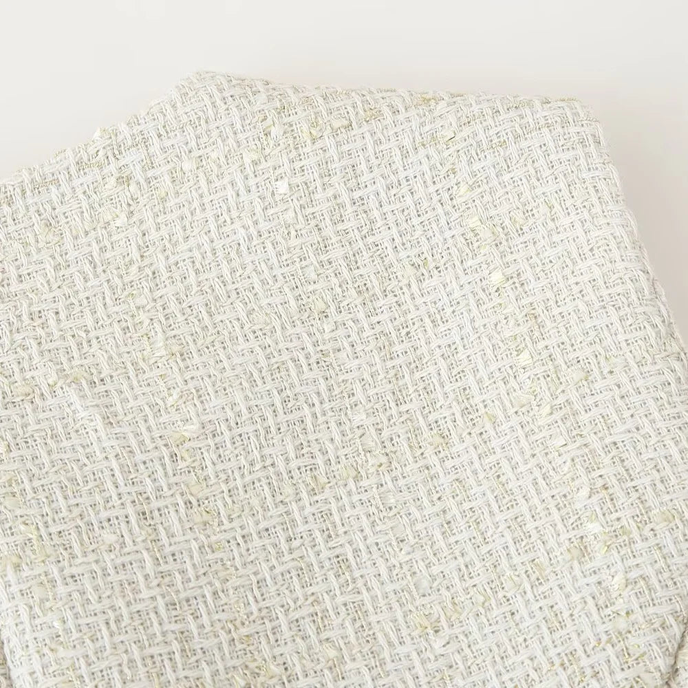 2025 New Women's Clothing European and American Style Fashion Design Sense Small Fragrant Style Decoration Texture Vest