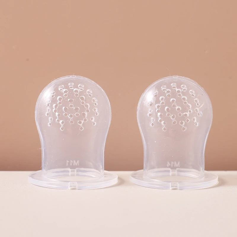 Baby Rabbit Fruit Feeder Set Food Supplement Nursing Feeder BPA Free Silicone Feeding Freezer Tray Tableware Fresh Food Feeder