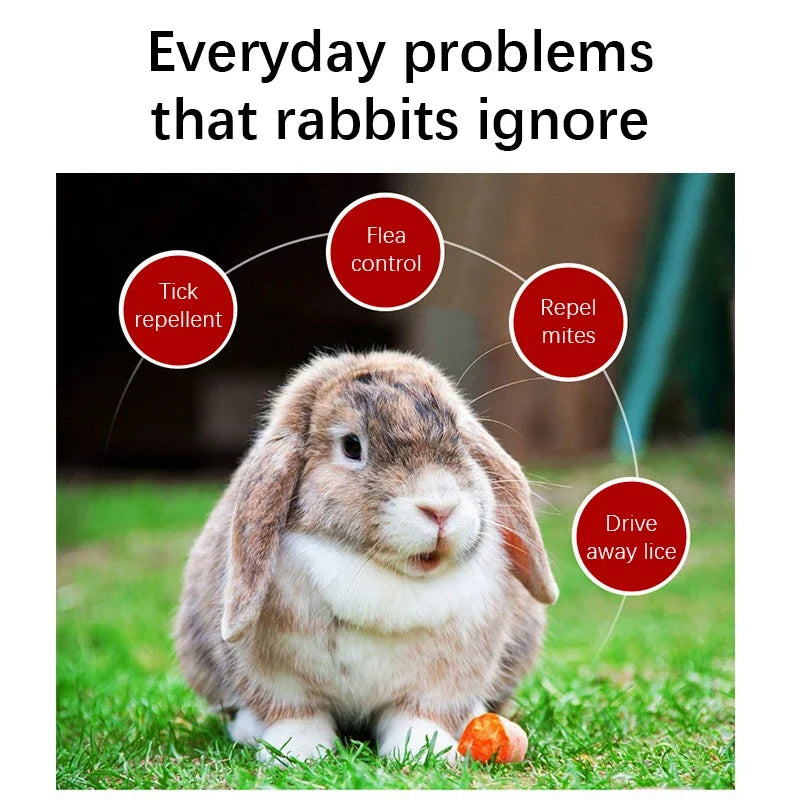 New Rabbit Supplies Complete Set Cleaning Deodorizing Pet Rabbits External Anthelmintic Spray Inhibiting Harmful Substances