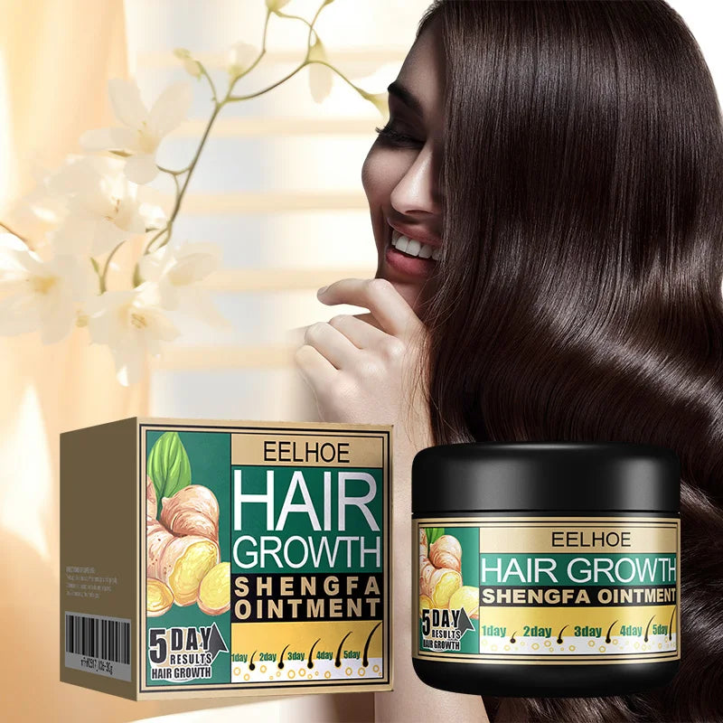 Ginger Hair Growth Cream Deep Cleansing Smoothing Repairing Relieving Hair Loss Improving Scalp Strengthener Hair Care Products