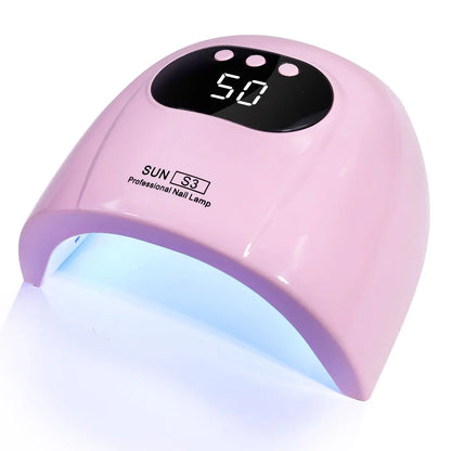 24/6 LED UV Lamp for Nails Gel Polish Drying With LED Display And Motion Sensing Professional Manicure Lamp Dryer Home Use Tool