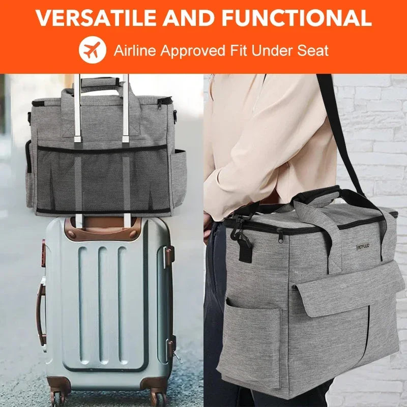 6 Sets Large Dog Travel Bag, Dog Camping Essentials, Weekend Pet Travel Kit, Dog Travel Accessories With Multi-Purpose Pocket