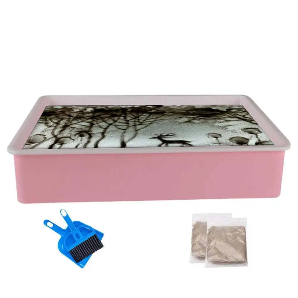 Sand Art Kits For Kids Sand Art Table Light Board For Kids Sand Art Tabletop Lightbox Kinetic Art For Girls And Boys As Birthday