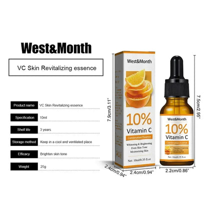 Vitamin C Face Whitening Serum Spot Serum Hyaluronic Acid To Remove Dark Spots Pigment Wrinkle Remover Face Serum Shrink Pores