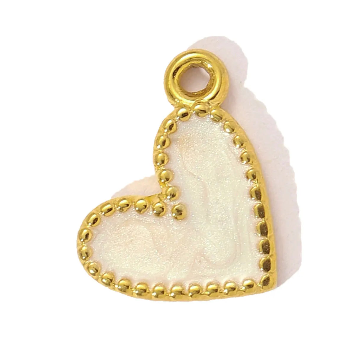 3pcs/Lot Sweet Gradient Enamel Rose Stainless Steel Diy Charm Women Rainbow Flower Waterdrop Necklace Pendant Love Heart Jewelry