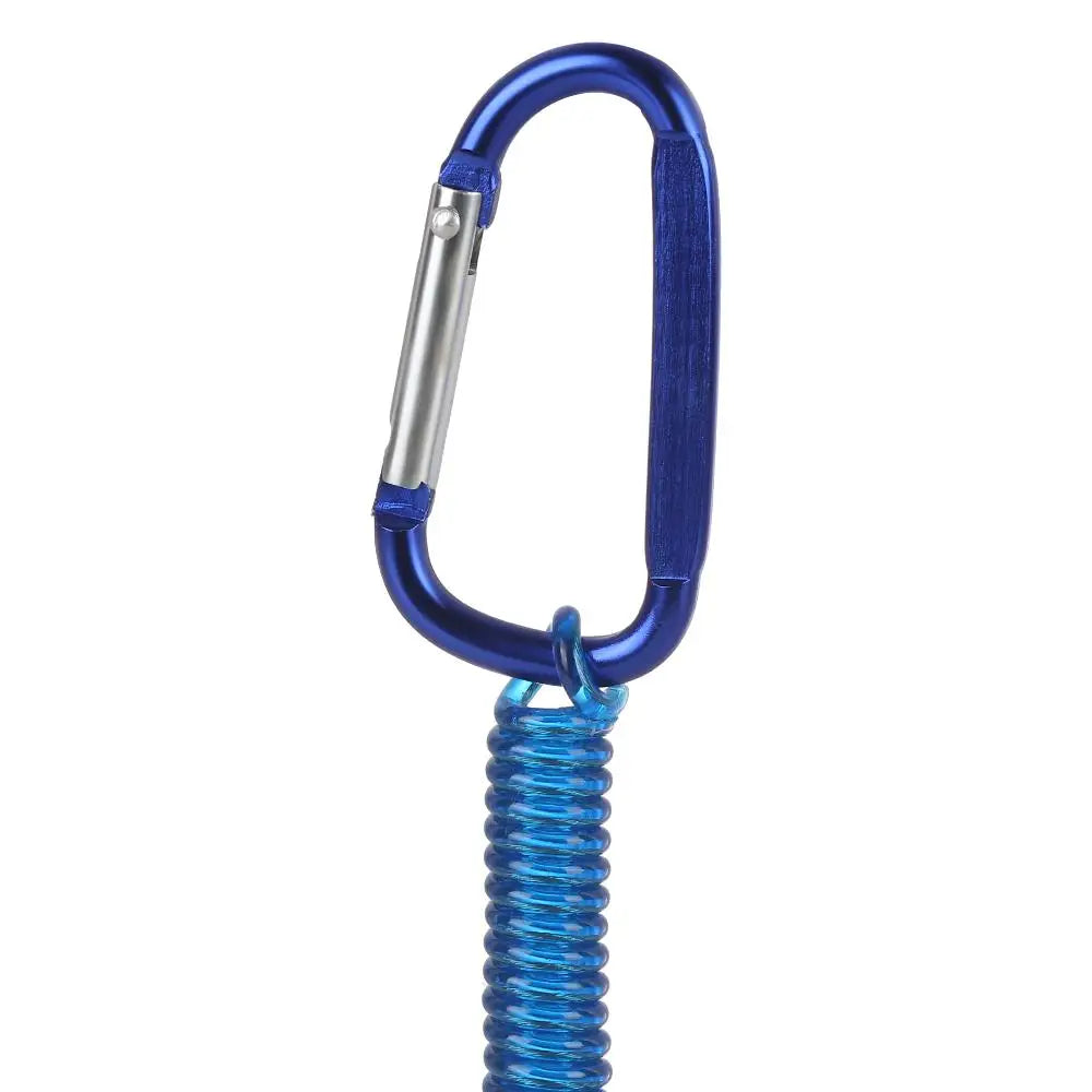 Gear Tool Outdoor Hiking Camping Anti-lost Phone Keychain Portable Fishing Lanyards Camping Carabiner Spring Elastic Rope