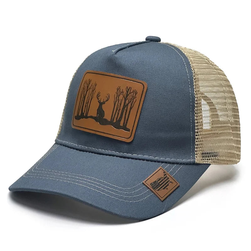 Fashion Leathers Luxury Baseball Caps Female Male Sport Visors Snapback Cap Sun Hat Gorras Hombre Designer Trucker Hat men cap