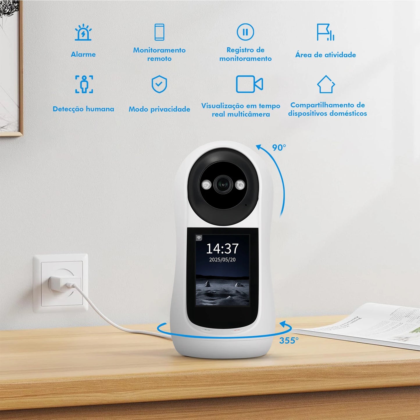 Camera For Babies, Icsee, Wifi Security Camera, Mini Camera, Webcam, Monitor, Icsee Camera, Ip Camera, From Brazil