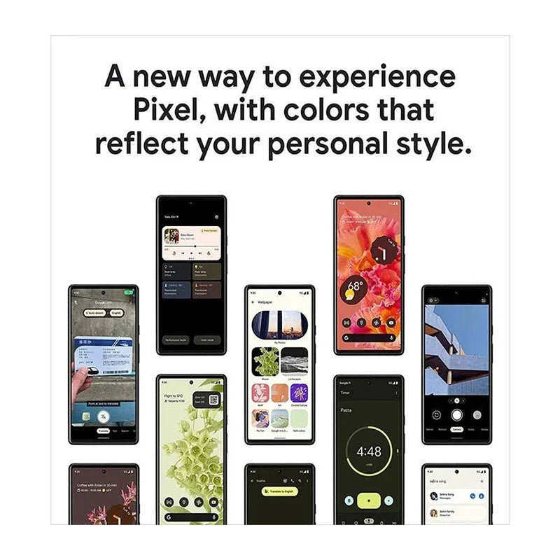 Google Pixel6 5G SmartPhone CPU Google Tensor Battery capacity 4614mAh 50MP Cameraoriginal used phone