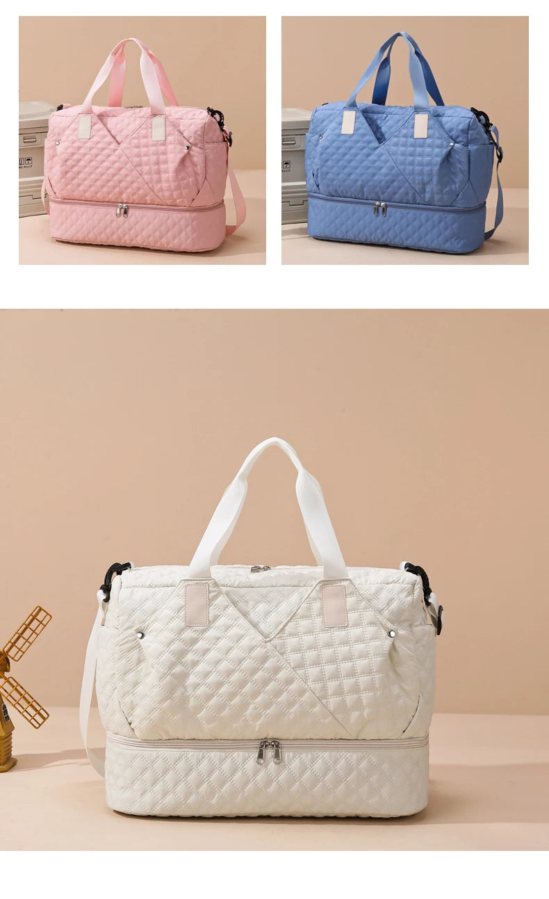 Large Capacity Travel Bags Luggage Organizer Bag Handbag Waterproof Portable Foldable Travel Clothes Storage Bag Shoulder Bags