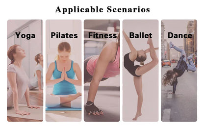 Yoga Socks Women Professional Pilates Socks Anti-Slip Breathable Backless Ankle Ladies Ballet Dance Sports Socks for Fitness Gym