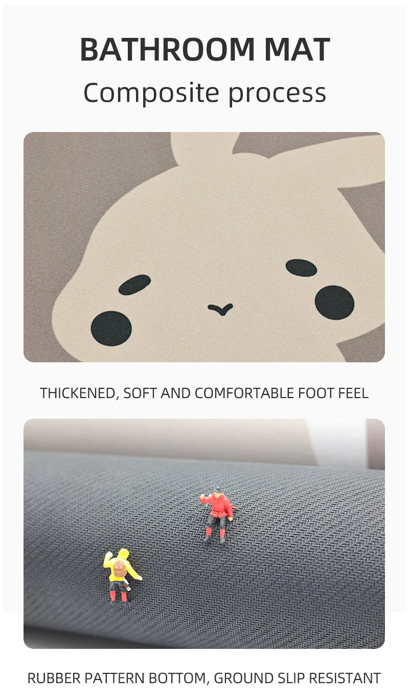 New Slip Absorbent Kitchen Mat Quick Drying Living Room Carpet High Quality Absorbent Anti Fall Rugs Anti Oil Stain Floor Mats