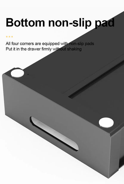 Utensil Drawer Organizer Kitchen Utensil Cutlery Tray Expandable Drawer Storage Retractable Under Cabinet Dish Drying Rack Shelf