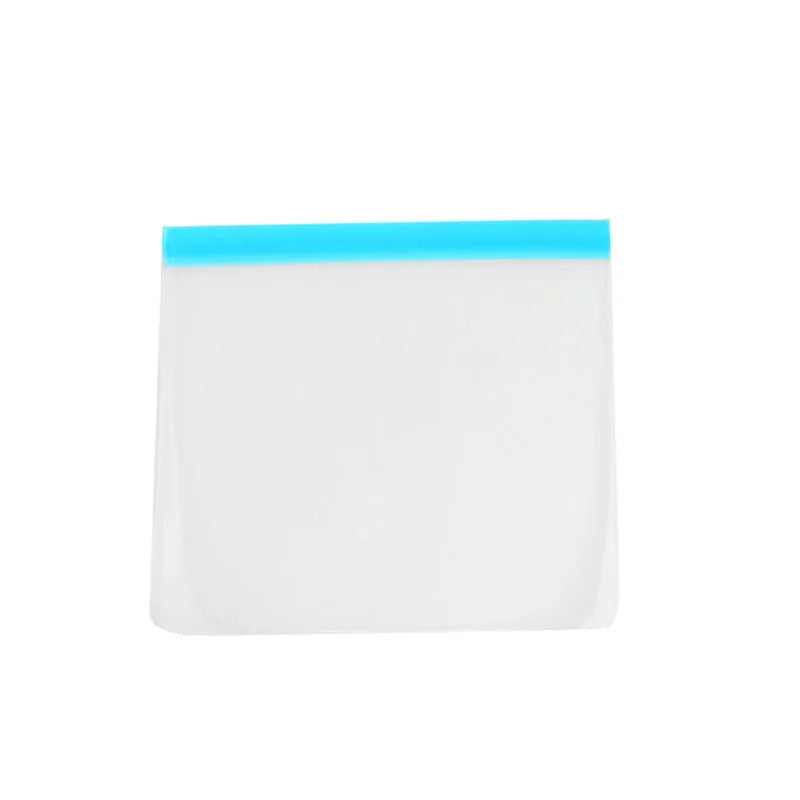 3/5pcs Silicone Food Storage Bag Reusable Up Zip Shut Bag Leakproof Fresh Bag Food Storage Bag Fresh Wrap Ziplock Bag