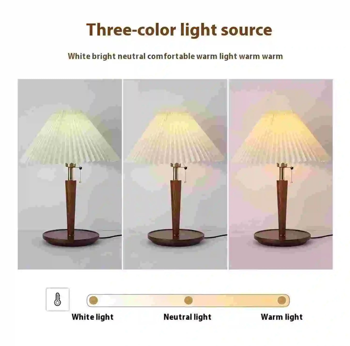 Bedroom bedside lamp, InS-style homestay retro decorative lamp, internet-famous red light, simple study