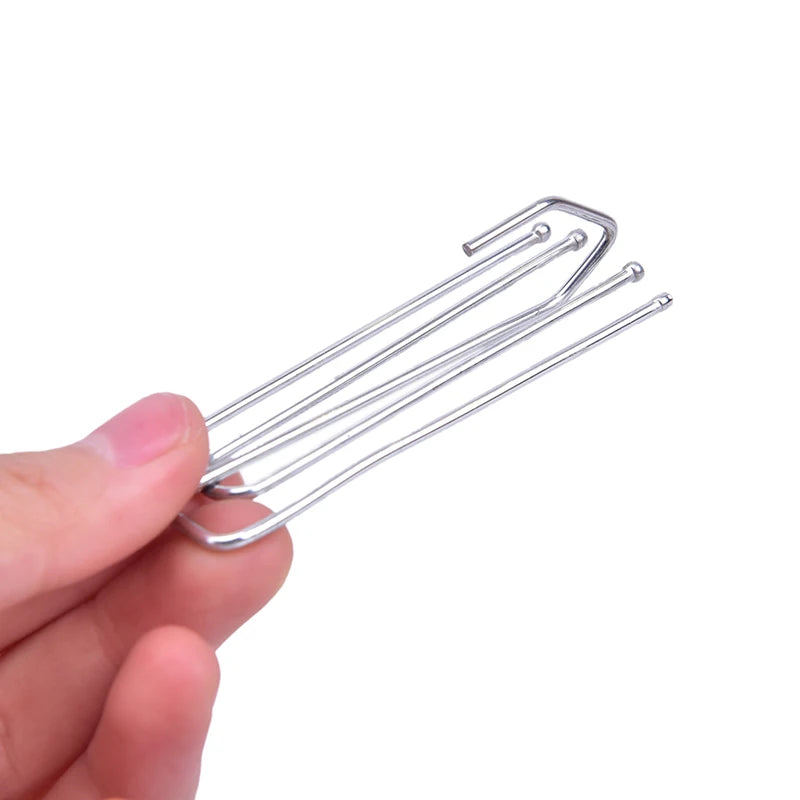 30PCS Curtain Metal Anti-rust Hooks Curtain Hanging Hooks Curtain Accessories