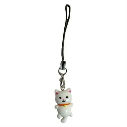 Cat Pendant Phone Strap Anti Lost Keychain Y2K Phone Charm Heart Cute Phone Lanyard Women Girls Phone Accessories