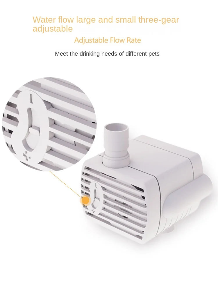 Water Pump Pet Cat Water Fountain Anti-dry Burning Motor Replacement for Cat Flowers Drinking Bowl Water Dispenser Pet Products