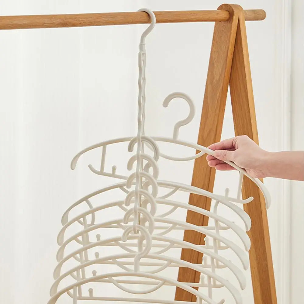 Closet Organizers For Clothes Closet Coats Organizers Hangers Vertical 10-Hole Design Space Saving Heavy Duty Closet Clothes