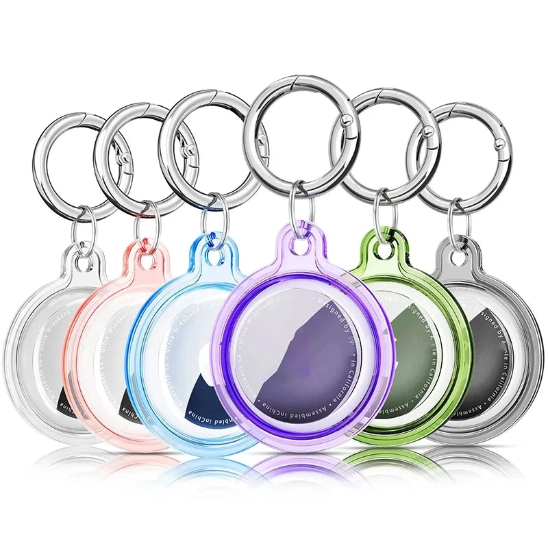Soft Case for Apple Airtag Waterproof Anti-lost Keychain Holder Keys Tracker Protective Full Cover
