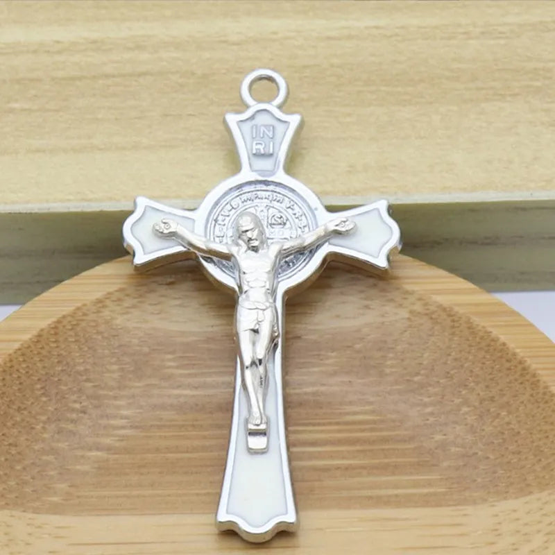 10pcs Holy Cross Jesus Crucifix Cross Church Decoration Christian Decor Church Supplies Hanging Crucifix for Home Decor