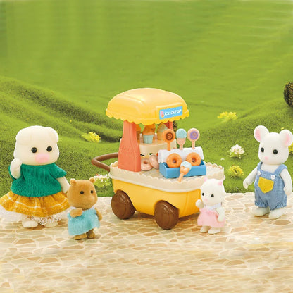 Dollhouse Furniture Set Doll house Bathroom/Kitchen/Fridge/Washing Machine Laundry Kids Doll House Miniature Pretend Play Toys