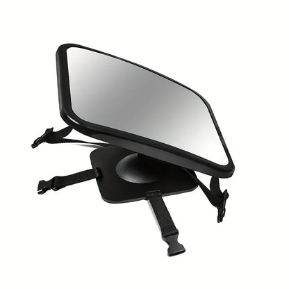Durable Baby Car Mirror 360° Rotatable Safe for Seat Essential for Travel Easy Install Adjustable Arm Durable Rearview Mirror
