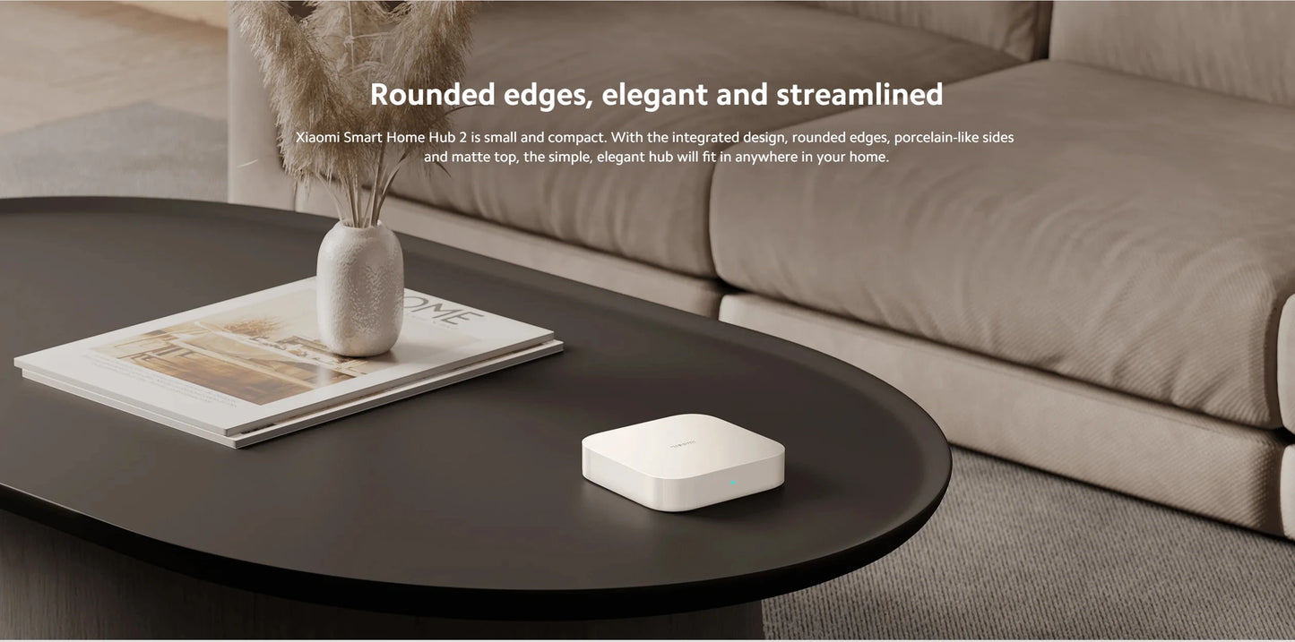 Xiaomi Smart Home Hub 2 Zigbee 3.0 Smart Gateway Wifi 5/2.4GHz Bluetooth Mesh Dual-band Wi-Fi Remote Control Smart Home Hub