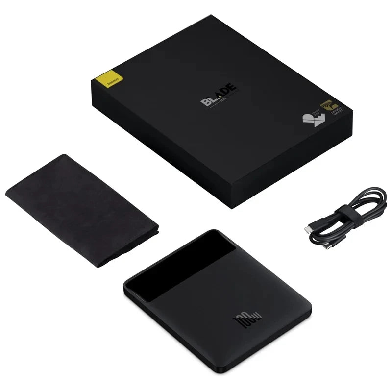 Baseus 100W Power Bank 20000mAh Type C PD Fast Charging Powerbank Portable External Battery USB Quick Charge For Macbook Laptop