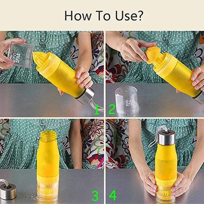 Water Bottle Sport Gourd Cup Fruit Infuser Juice H2O Lemon Leak Proof Travel Eco Friendly Bicycle Bottles Outdoor Mug Drinkware