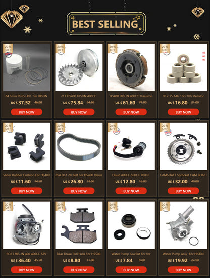 Rear Brake Pad Pads For HS500 HS700 Hisun 500 700 UTV ATV Parts