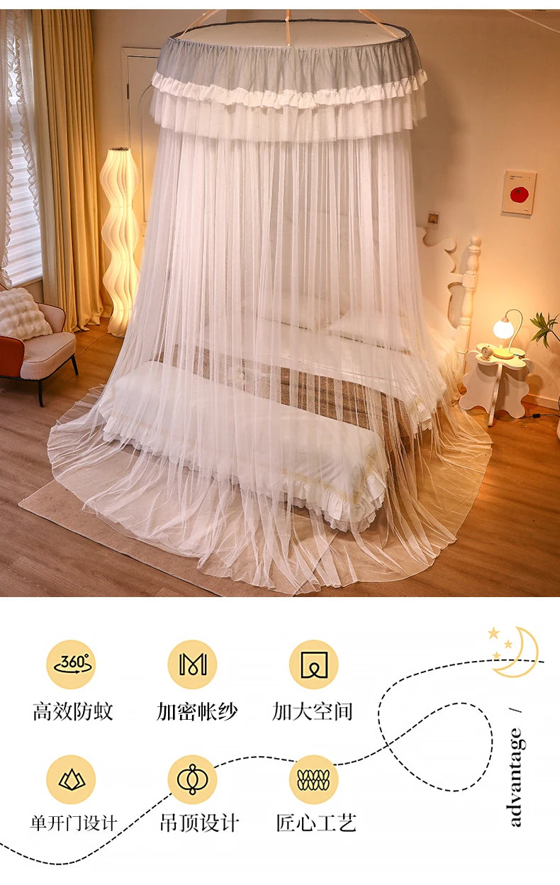 Child Princess bed mosquito net, Dome Bed net Palace Bed Tent Girl bed decoration, child bed and adult bed net
