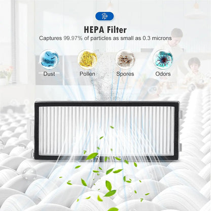 Roborock Qrevo Master / Qrevo Slim Robot Vacuums Cleaner Accessory Main Side Brush Hepa Filter Mop Cloths Dust Bag Spare Part