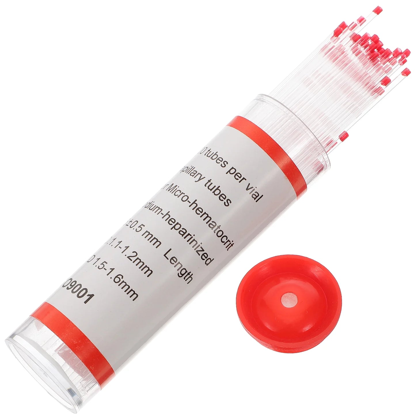 100 Pcs Glass Capillary Tube Borosilicate Micro Hematocrit Melting Pipette Laboratory Hospital Educational Equipment Supplies