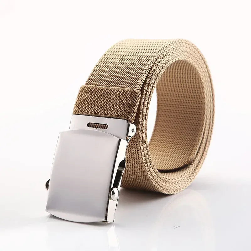 Men Belt Army Outdoor Hunting Tactical Belt Belt Versatile Nylon Canvas Pant Belt Casual Belt for Men for Nylon Male Luxury Belt