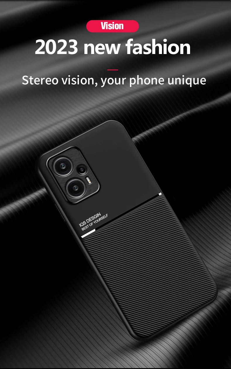 Slim Lightweight Magnetic Case for Xiaomi Redmi 13C 12C Phone Accessories
