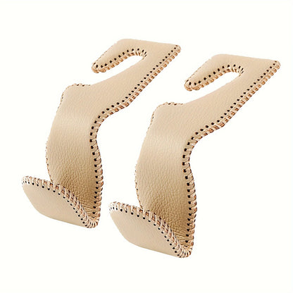 2pcs Anti-Scratch Hooks for Purses and Bags, Car Seat Hanger Coat Rack Vehicle Storage Hook
